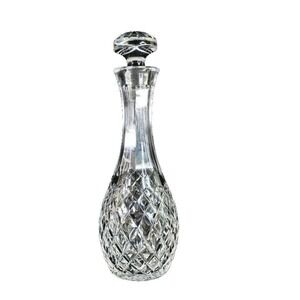 11.25" H  Waterford Cut Crystal Comeragh Cordial Decanter and Stopper, Signed